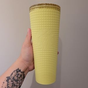 STARBUCKS | 2023 Yellow Grid Tumbler